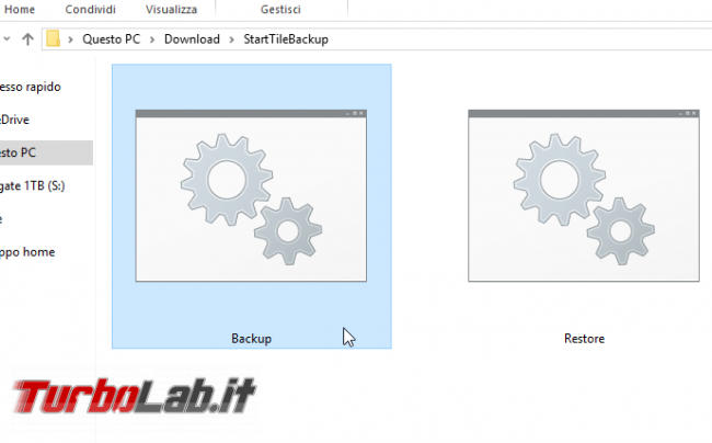Menu Start Windows 10: come fare backup app Riquadri animati (Live Tiles)