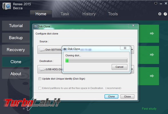 Metodo gratis facile clonare hard disk SSD