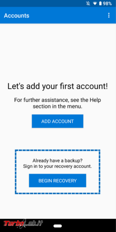 Microsoft Authenticator: backup ripristino cloud ora disponibili Android - FrShot_1568374639