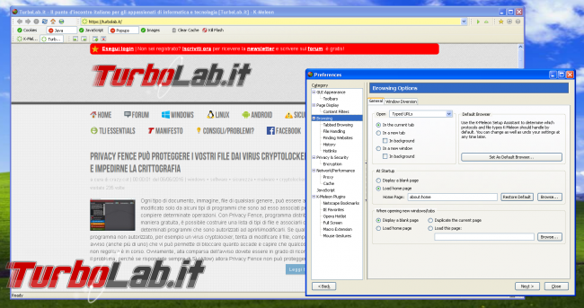 miglior browser Windows XP: quali alternative Google Chrome? - k-meleon per windows xp