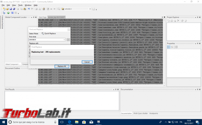 Miglior programma/editor free aprire/modificare log, dump, SQL, XML grandi/enormi (100/250/500 MB, 1/5/10 GB) Windows? file è troppo esteso Blocco note!