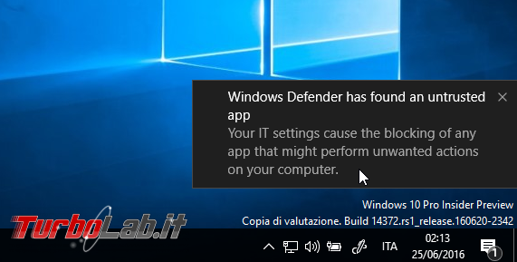Migliorare sicurezza Windows Defender: come attivare protezione adware, spyware, toolbar ed altri PUP/PUA - windows defender rilevazione pup.pua