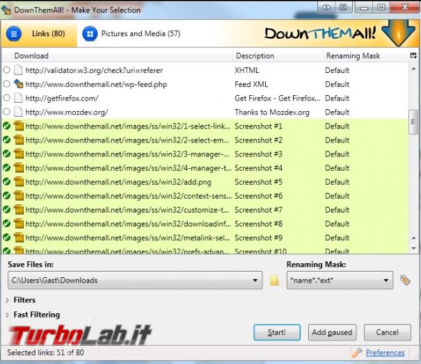 migliori download manager Firefox Chrome