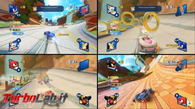 migliori giochi PC Multiplayer Locale schermo condiviso suddiviso - sonic_team_racing