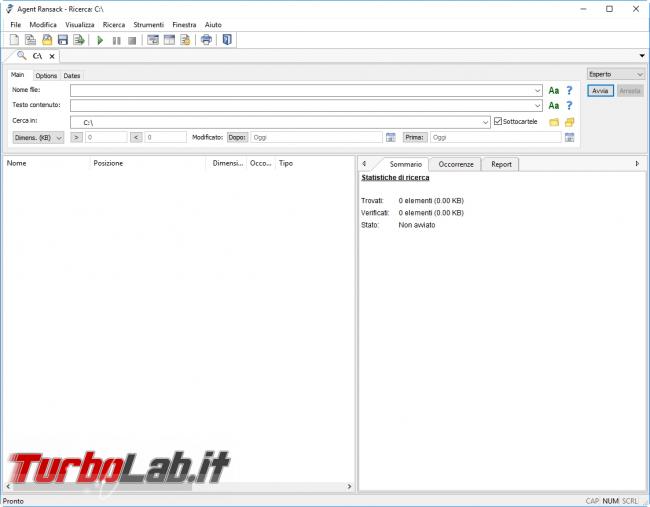 migliori programmi cercare qualsiasi file Windows - 2017-05-03 16_07_07-Agent Ransack