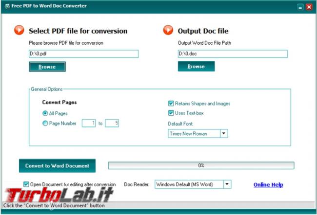migliori programmi gratuiti convertire file PDF documenti modificabili