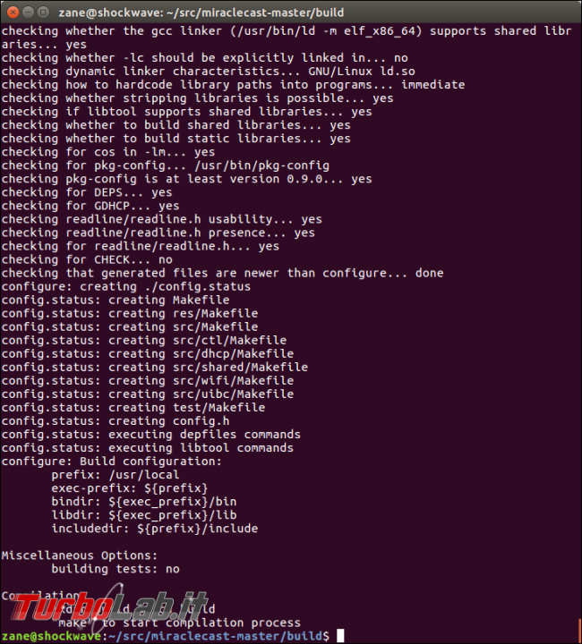 Miracast Ubuntu: guida Miraclecast Linux - miraclecast configure