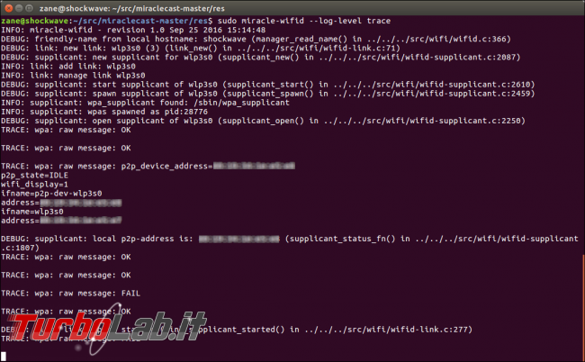 Miracast Ubuntu: guida Miraclecast Linux - miraclecast wifid