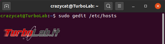Modificare nome computer Ubuntu 20.04
