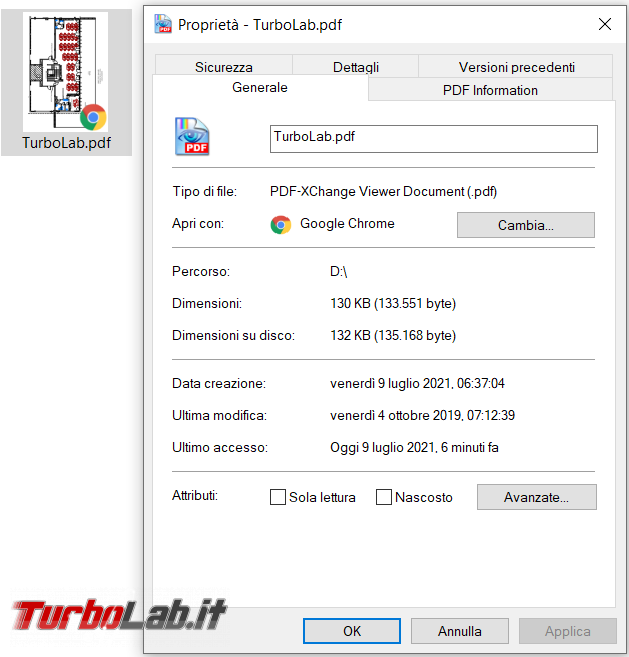 Modificare programma associato tipo file Windows 10