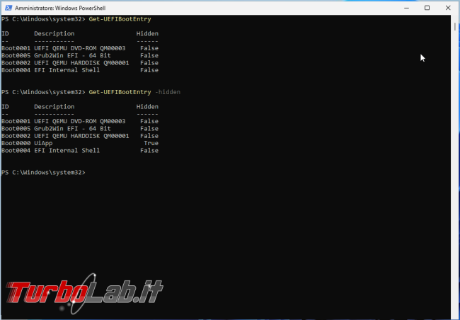 Modifichiamo voci avvio UEFI direttamente sistema operativo [Linux,Windows]
