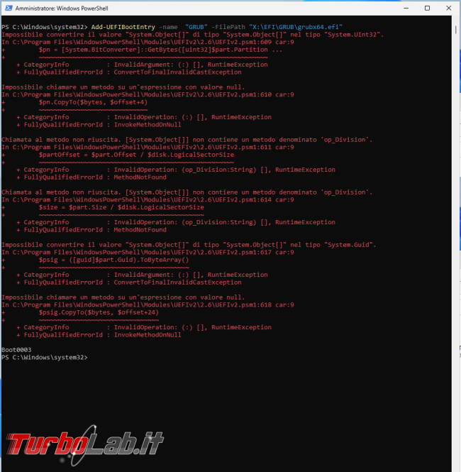 Modifichiamo voci avvio UEFI direttamente sistema operativo [Linux,Windows]