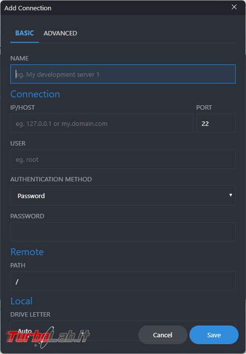 Montare cartelle server remoto come volumi SSHFS - Screenshot 2025-01-11 141836