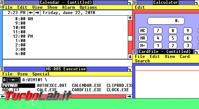 MS-DOS oggi: storia completa Windows - VirtualBox_MS-DOS_22_06_2018_14_23_43