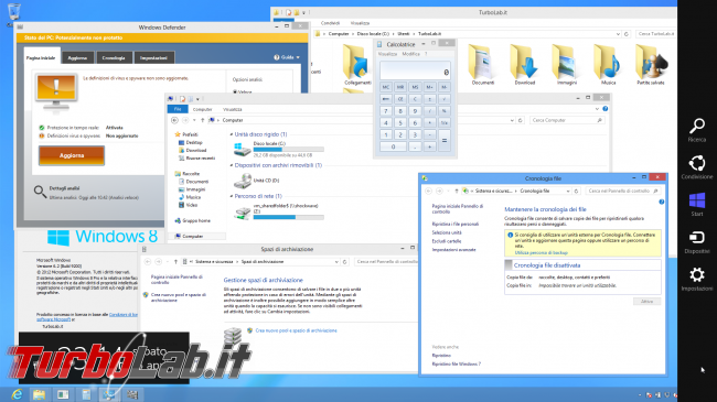 MS-DOS oggi: storia completa Windows - windows 8 desktop