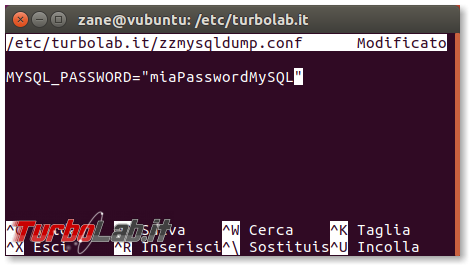 MySQL/mysqldump: creare file distinto/singolo ogni database zzmysqldump (script) - zzmysqldump_config_nano