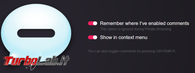 Nascondi commenti articoli pagine web