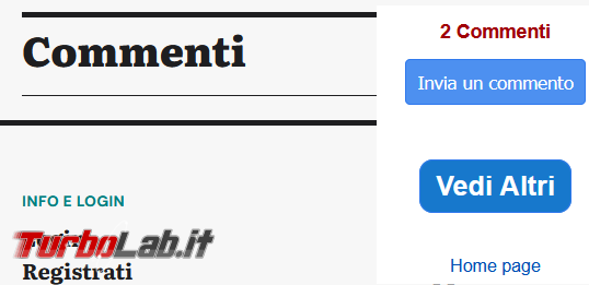 Nascondi commenti articoli pagine web