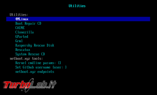 netboot.xyz: avvia installa tutte distro Linux vuoi ( non solo) sola chiavetta USB