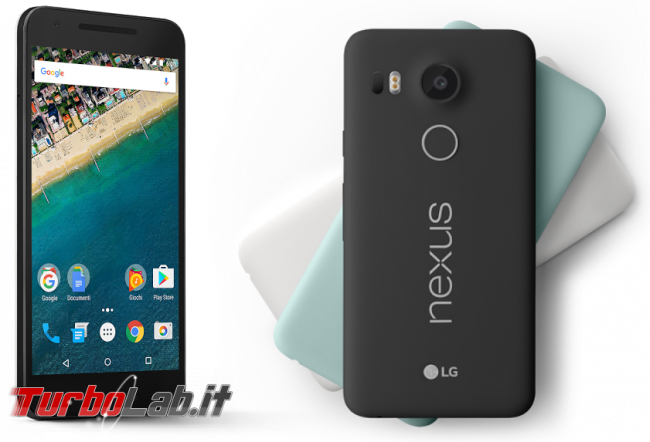 Nexus 5X è super-offerta 199 € Amazon.it!