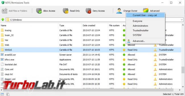 NTFS Permissions Tools migliora gestione permessi file cartelle