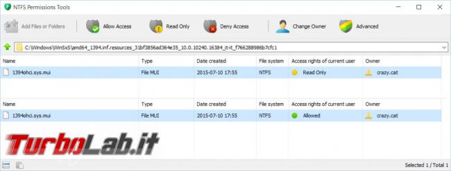 NTFS Permissions Tools migliora gestione permessi file cartelle