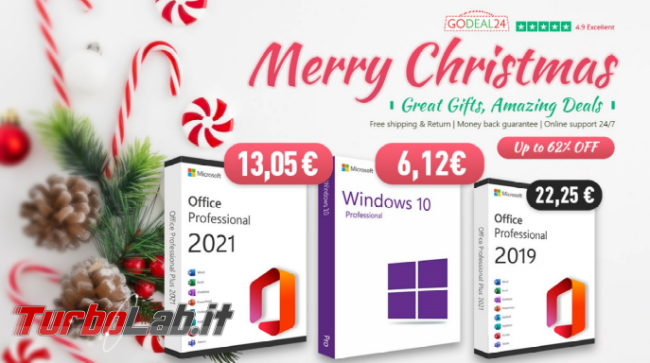 Office 2021 partire 13 € durante saldi natalizi Godeal24! - FrShot_1671633331