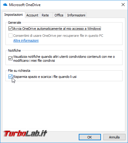 OneDrive Windows 10: guida Segnaposto (Placeholder) File richiesta (Files On-Demand)
