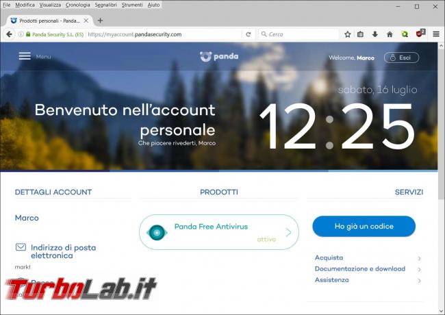Panda Free Antivirus messo prova TurboLab.it