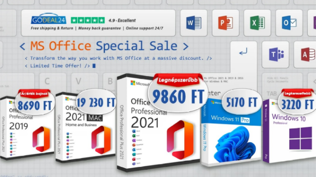 Passa Windows 11 soli 10 € ottieni Office 2021 partire 15 € vendita speciale Godeal24 - FrShot_1706776026_