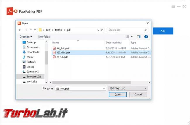 PassFab PDF: sblocca password file PDF accedere facilmente documenti