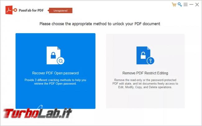 PassFab PDF: sblocca password file PDF accedere facilmente documenti - pdf-password-recovery