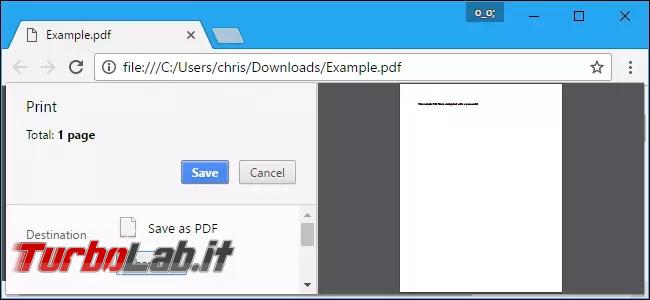 PassFab PDF: sblocca password file PDF accedere facilmente documenti - save-as-pdf-chrome