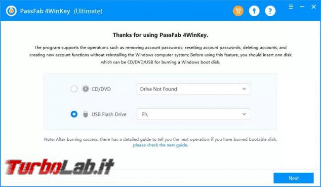 Password Windows dimenticata? C'è PassFab 4WinKey!