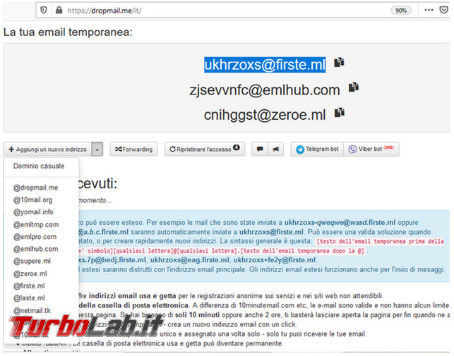 Perché usare email temporanee quale scegliere