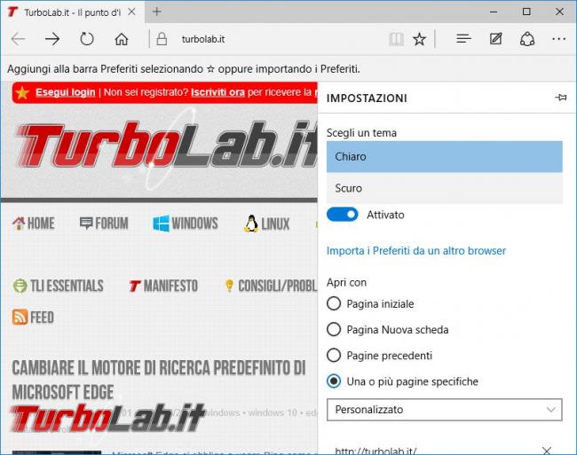 Piccoli trucchi suggerimenti Microsoft Edge