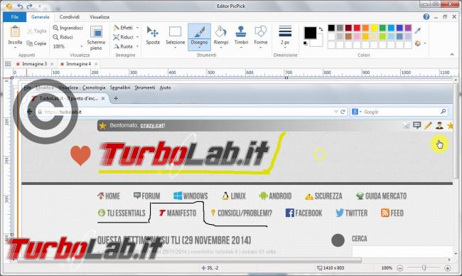 PicPick cattura immagini desktop clic