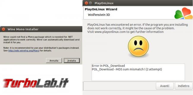 PlayOnLinux ti permette usare molti giochi programmi Windows Ubuntu
