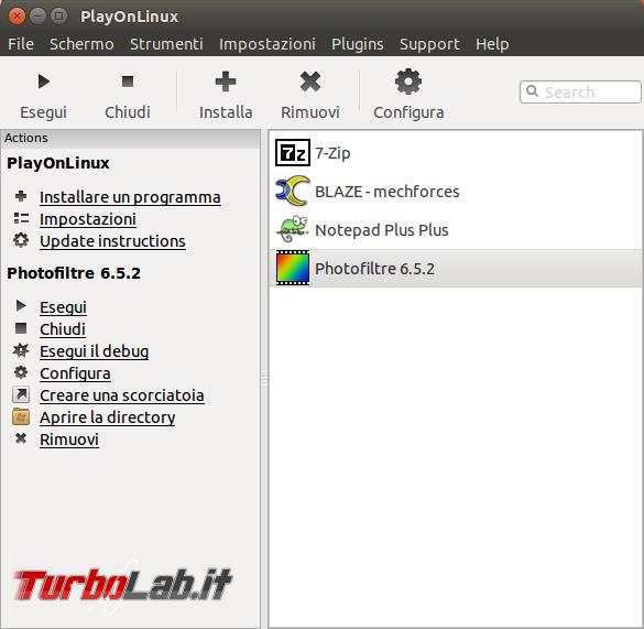 PlayOnLinux ti permette usare molti giochi programmi Windows Ubuntu
