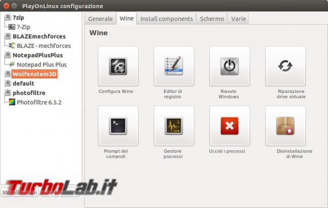 PlayOnLinux ti permette usare molti giochi programmi Windows Ubuntu