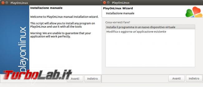 PlayOnLinux ti permette usare molti giochi programmi Windows Ubuntu
