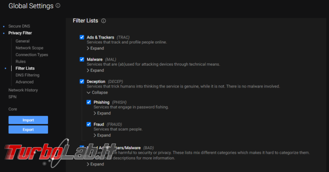 Portmaster: firewall -blocker molto altro