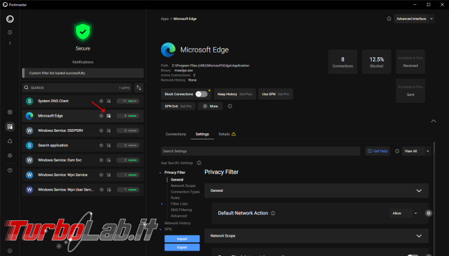 Portmaster: firewall -blocker molto altro