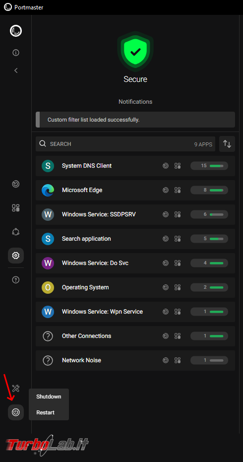 Portmaster: firewall -blocker molto altro