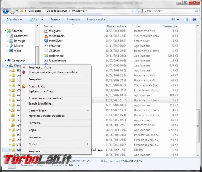 Potenziare menu contestuali Windows