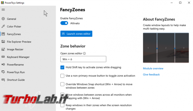 PowerToys aggiunge Windows 10 set nuove funzionalità