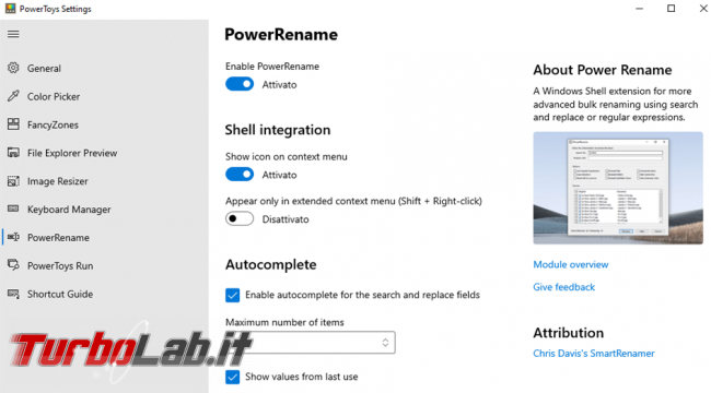PowerToys aggiunge Windows 10 set nuove funzionalità