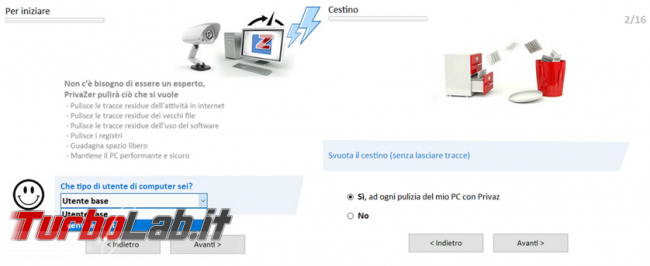 Privazer avrai pulizia completa sistema operativo massima privacy
