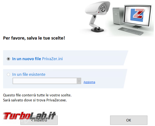 Privazer avrai pulizia completa sistema operativo massima privacy