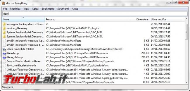 Programma Windows cercare interno file cartella: guida rapida AstroGrep